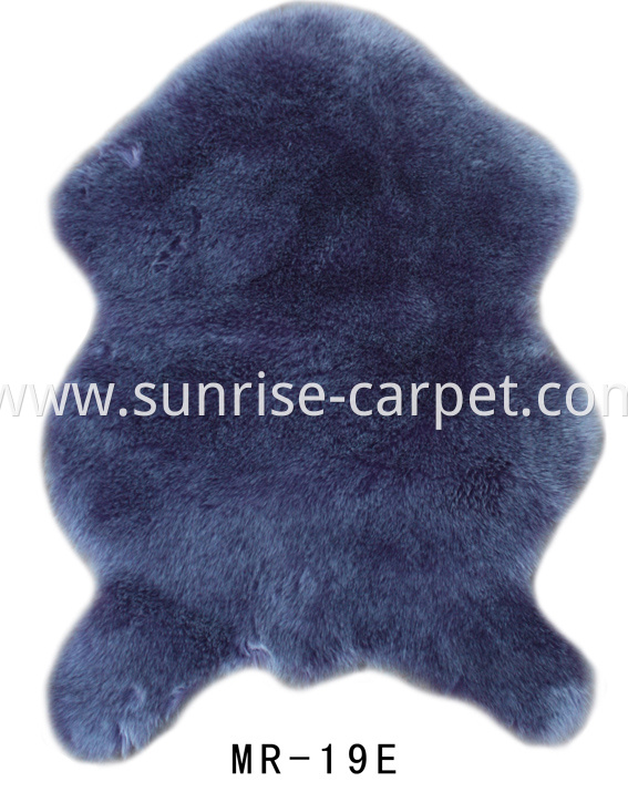 Imitation Fur With Dark Purple